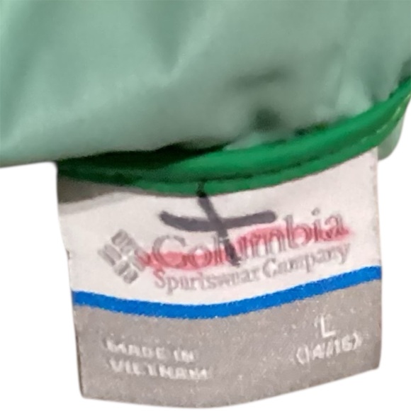 Columbia Glennaker Green Rain Jacket Windbreaker Boys Unisex Large 14-16 GUC - Picture 6 of 9